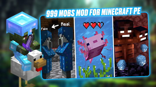 999 Mobs Mod for Minecraft PE