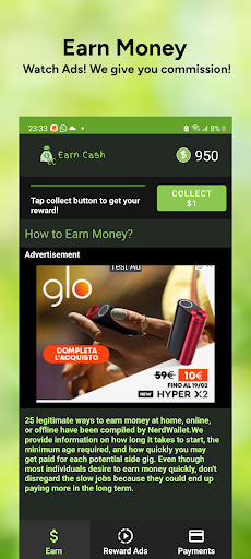 Android application Earn Money - Online Money screenshort