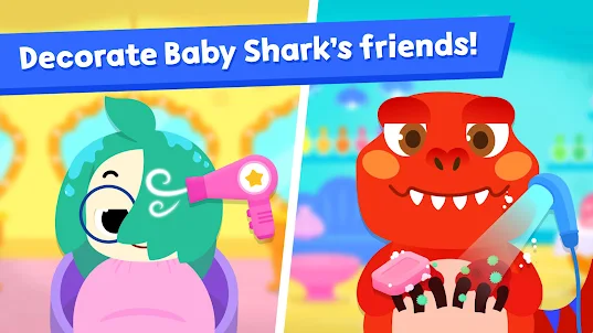 Game trang điểm Baby Shark