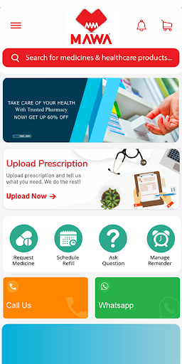 Android application Mawa Pharmacy screenshort