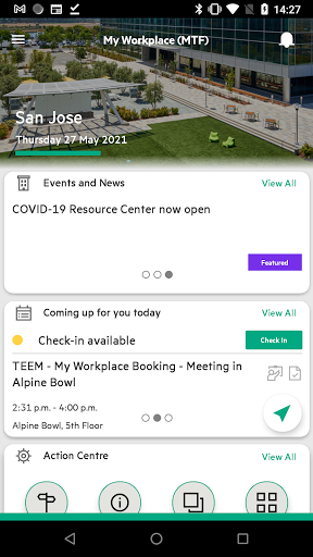Android application HPE My Workplace screenshort