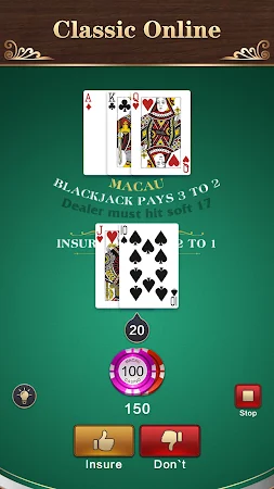 Game screenshot ブラックジャック - 21カジノ トランプゲーム mod apk