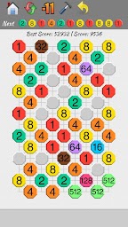 2048 Cell Connect Puzzle