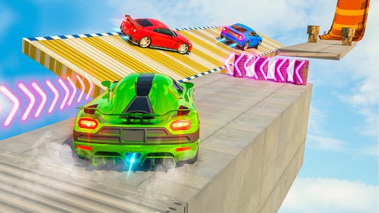 Crazy Car Stunt Game 2022 Mod Apk : Mega Ramp Car Games 3D for Android 4