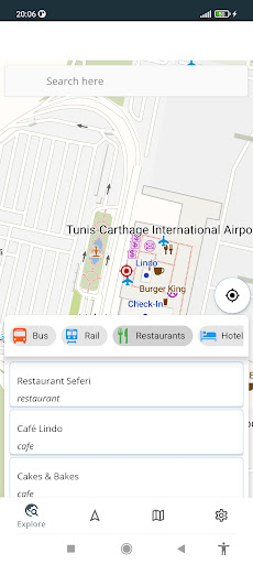 Android application Tunisia Offline Map screenshort