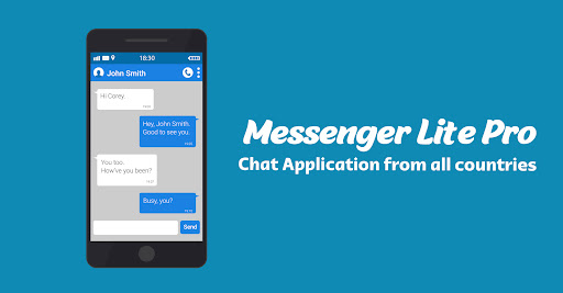 Android application Messenger Lite Pro 2023 screenshort