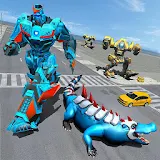 Robot Crocodile Game - Transforming Robot Attack icon
