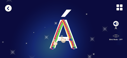 Android application Learn Slovak Alphabet Writing screenshort