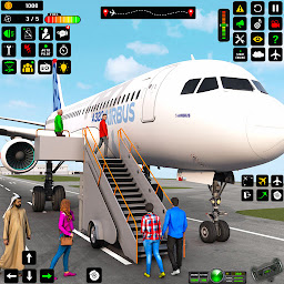Imagen de ícono de vuelo avión simulador juego