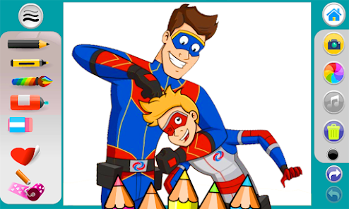 Captura de Pantalla 5 Captain Henry Danger Coloring android