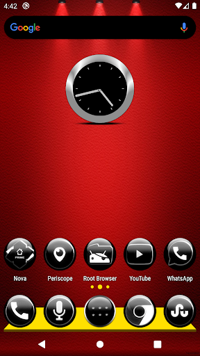 Android application White Glass Orb Icon Pack screenshort