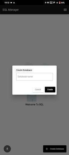 SQL DB Manager Screen 2
