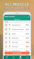 screenshot of Fitness workouts for women