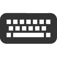 Simple Large Button Keyboard