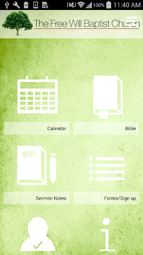 Android application Newcastle FWBC screenshort