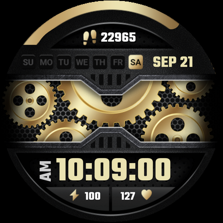 Golden Gear- for wear os