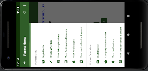 Android application Special Needs Playdate screenshort