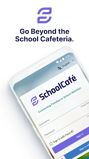 Android application SchoolCafé Family Hub screenshort