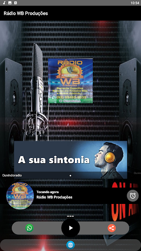 Android application Rádio WB Produções screenshort