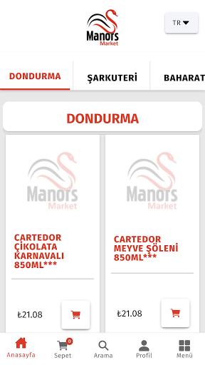 Android application ManorsOnline screenshort