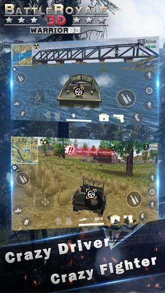 Battle Royale 3D - Warrior63 1.1.15.9 APK + Mod (Unlimited money) untuk android