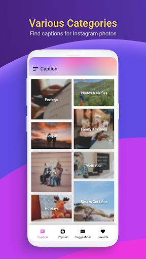 GettInstta:Photo Caption Maker Screen 2