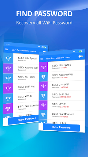 WiFi Map and Password Key Show