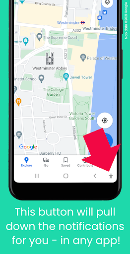 Screenshot of Navbar Notifications Button