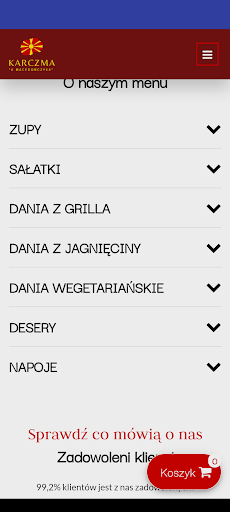 Android application Karczma u Macedończyka screenshort