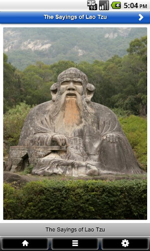 Android application Sayings of Lao Tzu screenshort