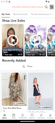 Android application Palmer Preston screenshort