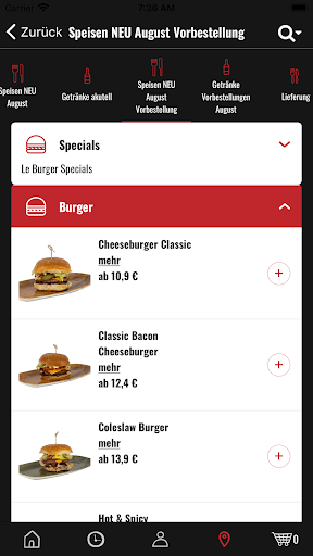 Le Burger Screen 3