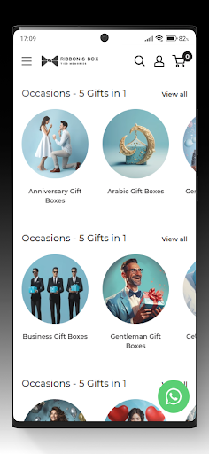 Android application Ribbon & Box screenshort