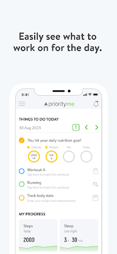 PriorityMe Screen 2
