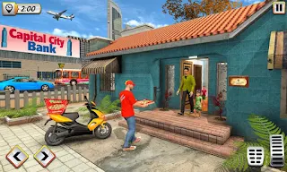 Pizza Delivery Boy Bike Games - Screenshot 3