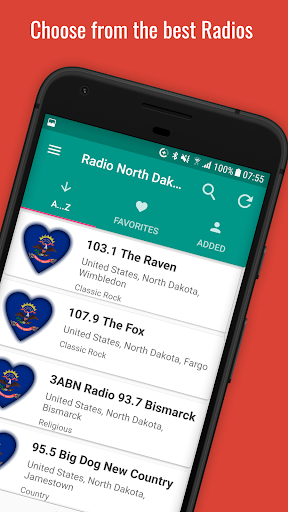 Android application North Dakota Radio screenshort