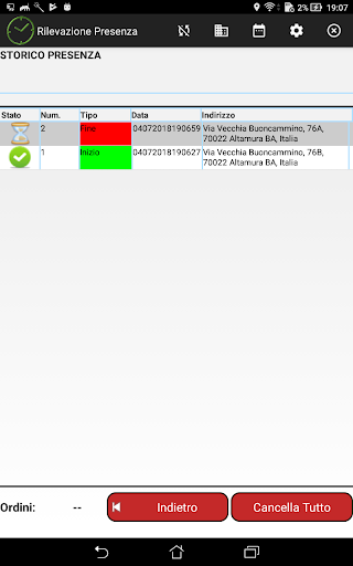 Rilevazione Presenze