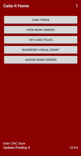 Android application CAITS-II screenshort