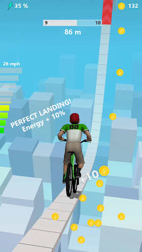 Android application Bicycle BMX Flip Bike Game screenshort