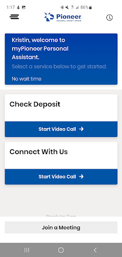myPioneer Personal Assistant Screen 2