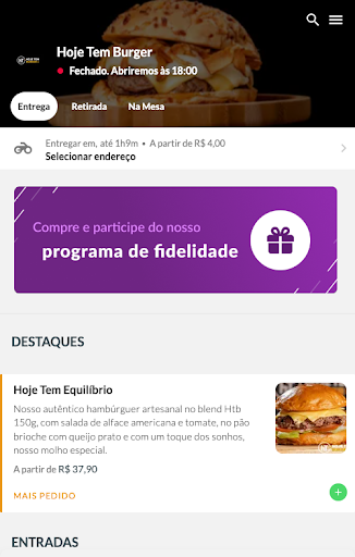 Hoje Tem Burger Screen 3