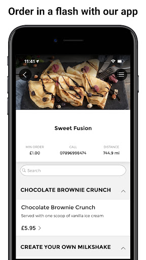 Android application Sweet Fusion, Stirling screenshort
