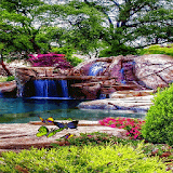 Garden Waterfall LWP icon
