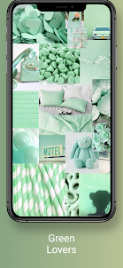 Cute Green Aesthetic Wallpaper
