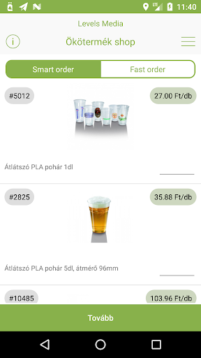 Ökotermék shop Screen 2
