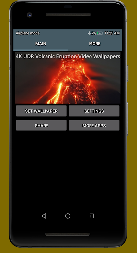 Volcanic Video Wallpaper Screen 3