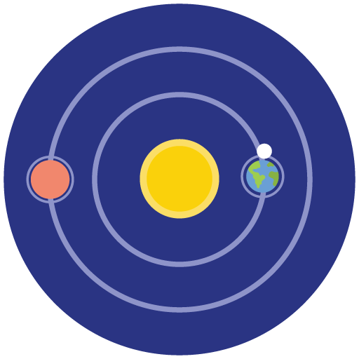 Moon phases - Galaxy, Sun Info 2.3.5 Icon