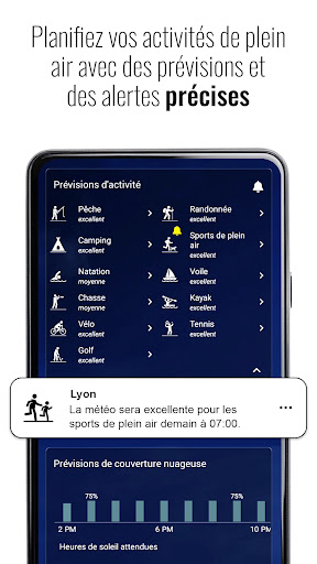 Météo et horloge transparent screenshot 2