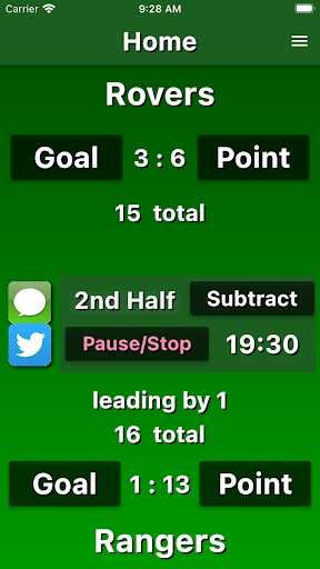 Android application GAA Score Live screenshort