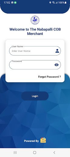 Android application The Nabapalli COB Merchant screenshort
